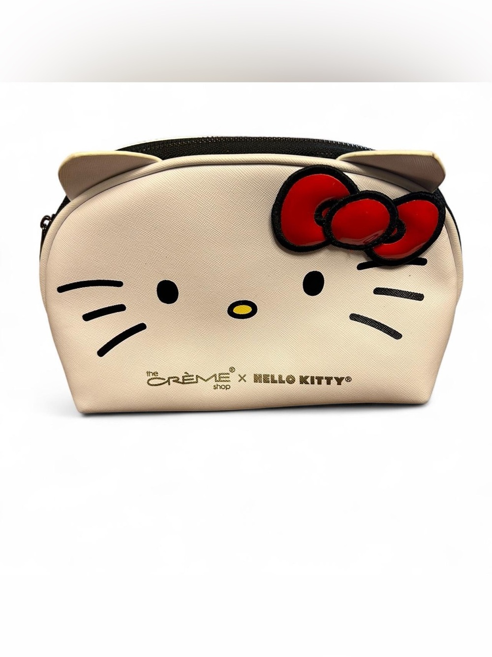 Hello Kitty Cream Cosmetic Pouch by The Crème Shop